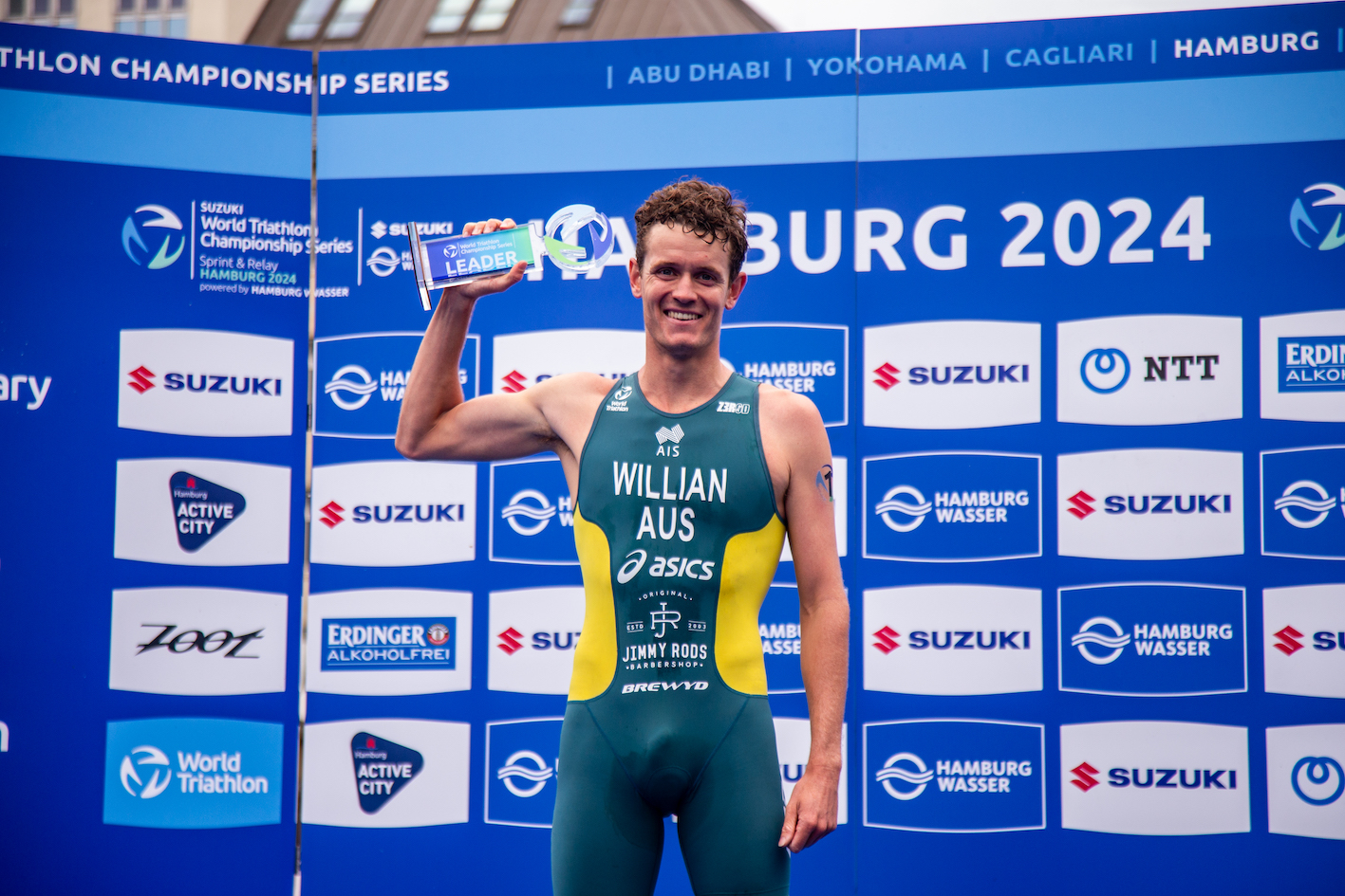 Luke Willian World Triathlon Championship Series Leader